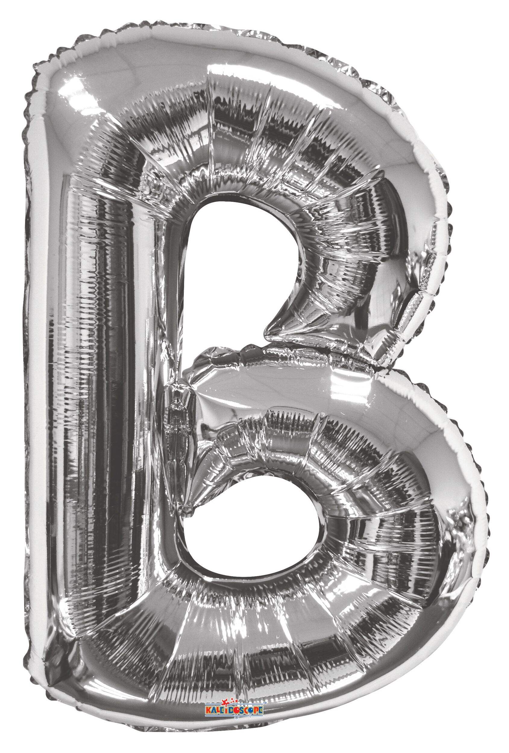 A-Z Letters Foil Balloon Silver 34-in