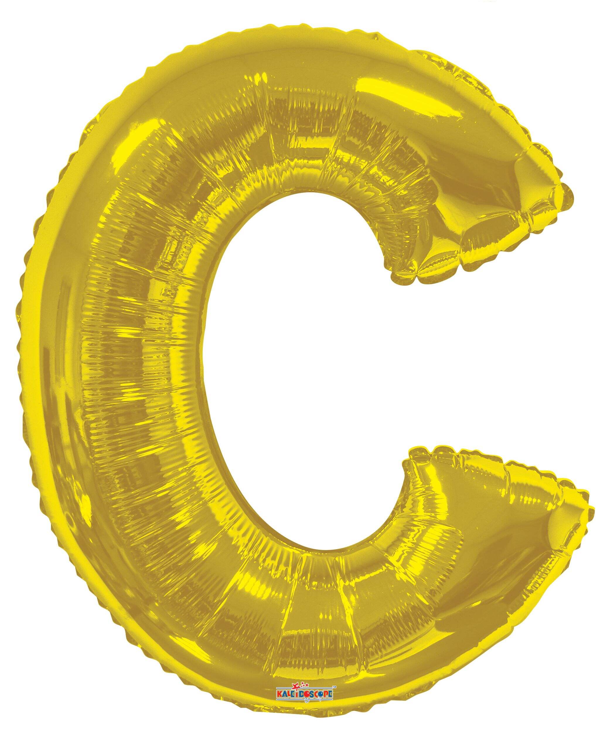 A-Z Letters Foil Balloon Gold 34-in