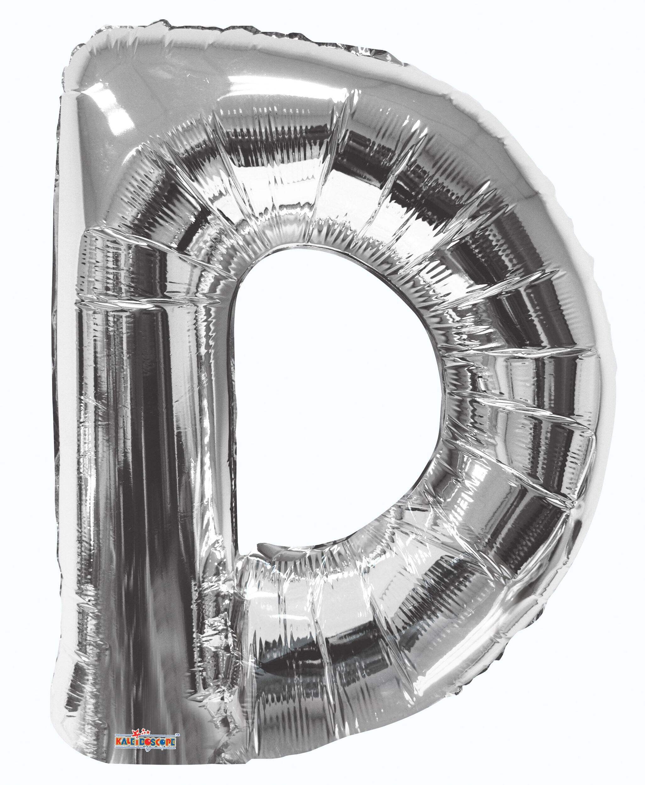 A-Z Letters Foil Balloon Silver 34-in
