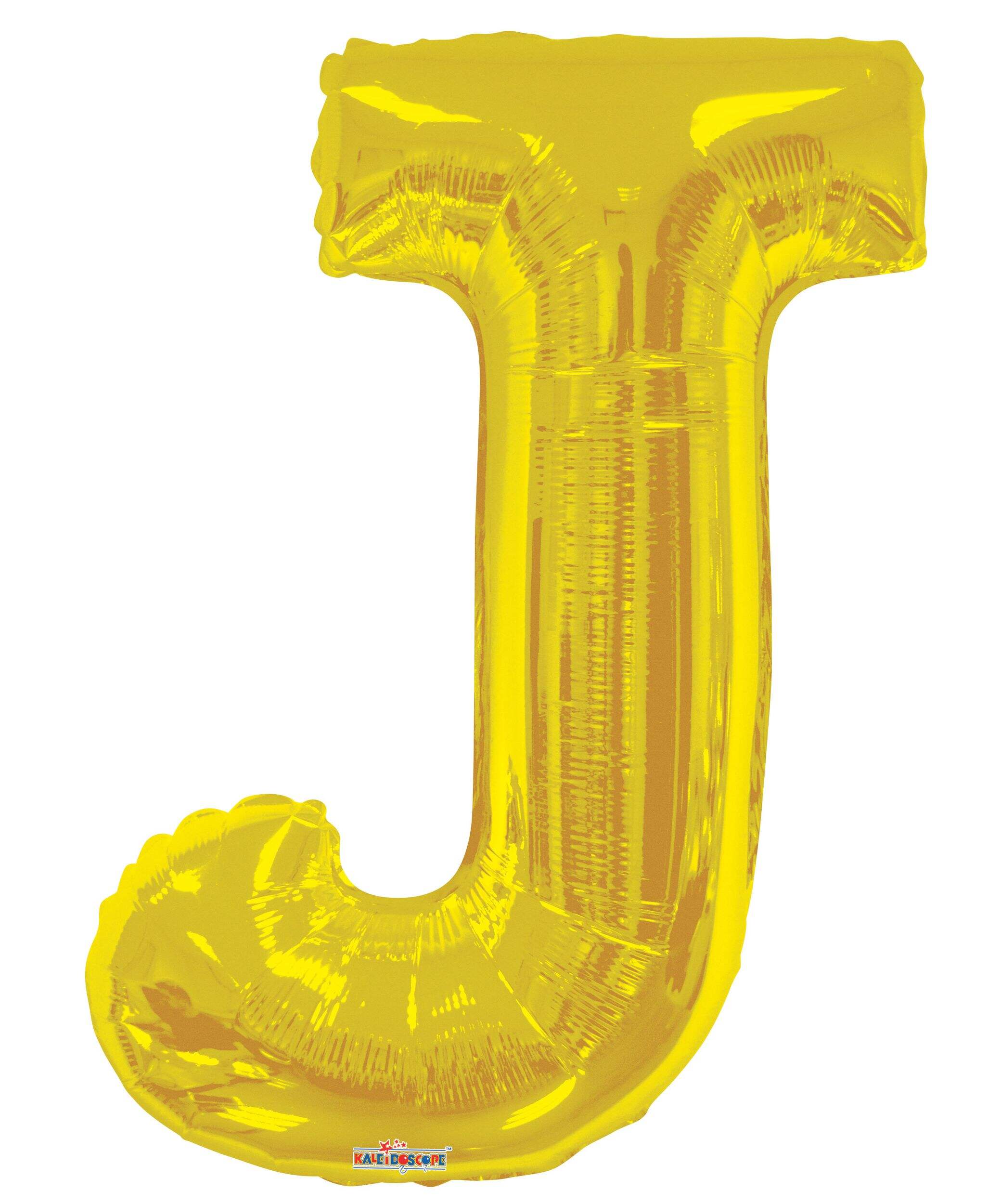 A-Z Letters Foil Balloon Gold 34-in