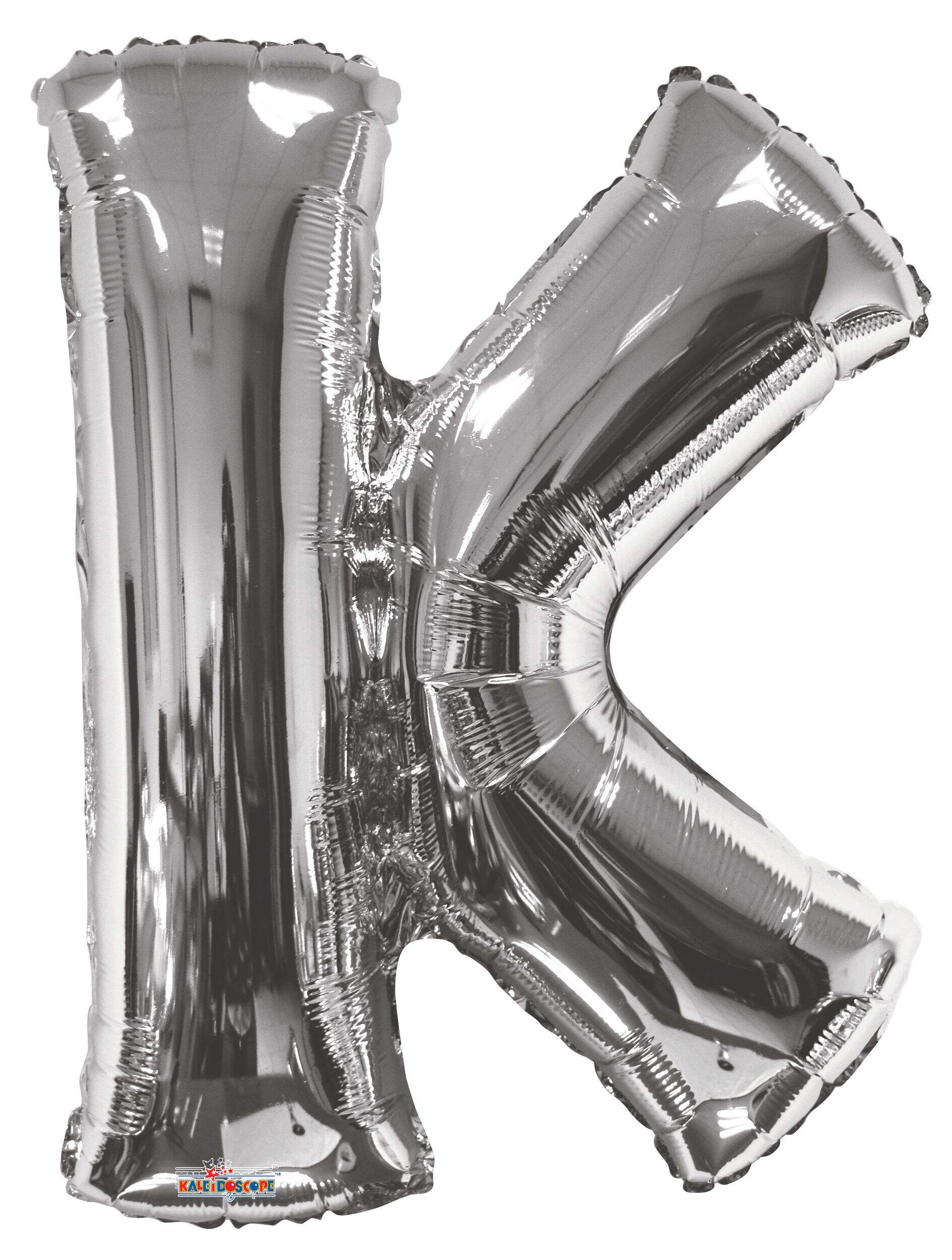 A-Z Letters Foil Balloon Silver 34-in