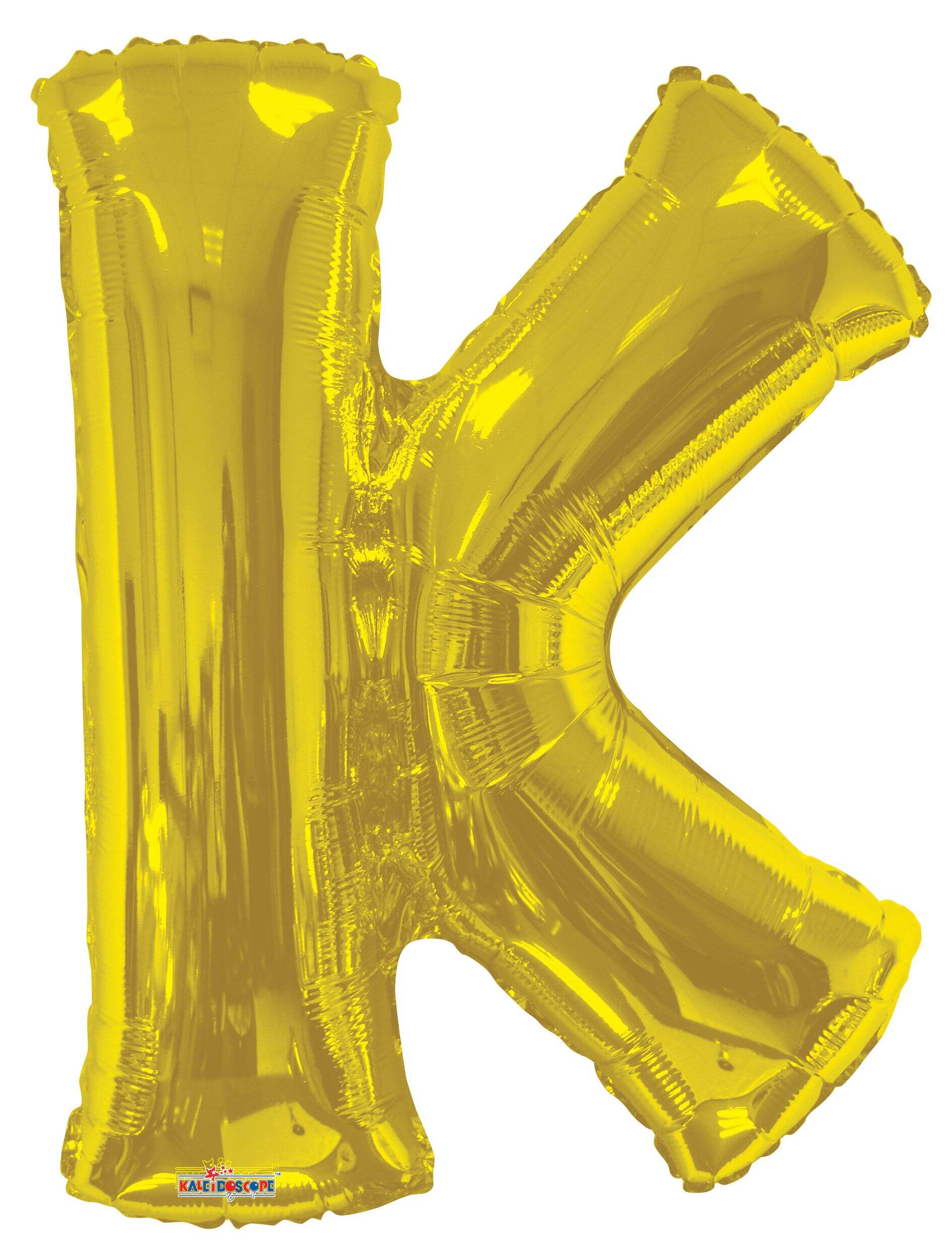 A-Z Letters Foil Balloon Gold 34-in