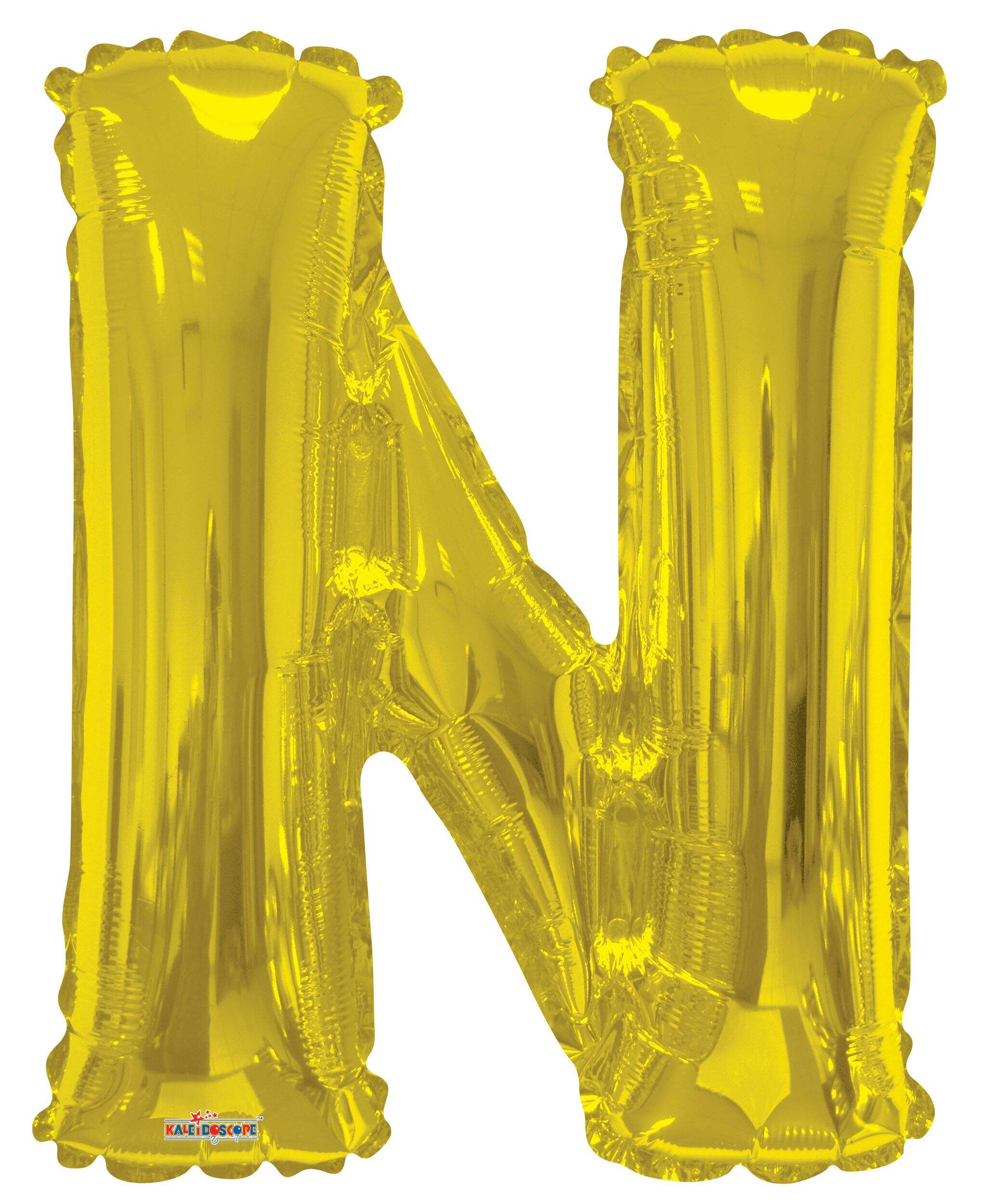 A-Z Letters Foil Balloon Gold 34-in