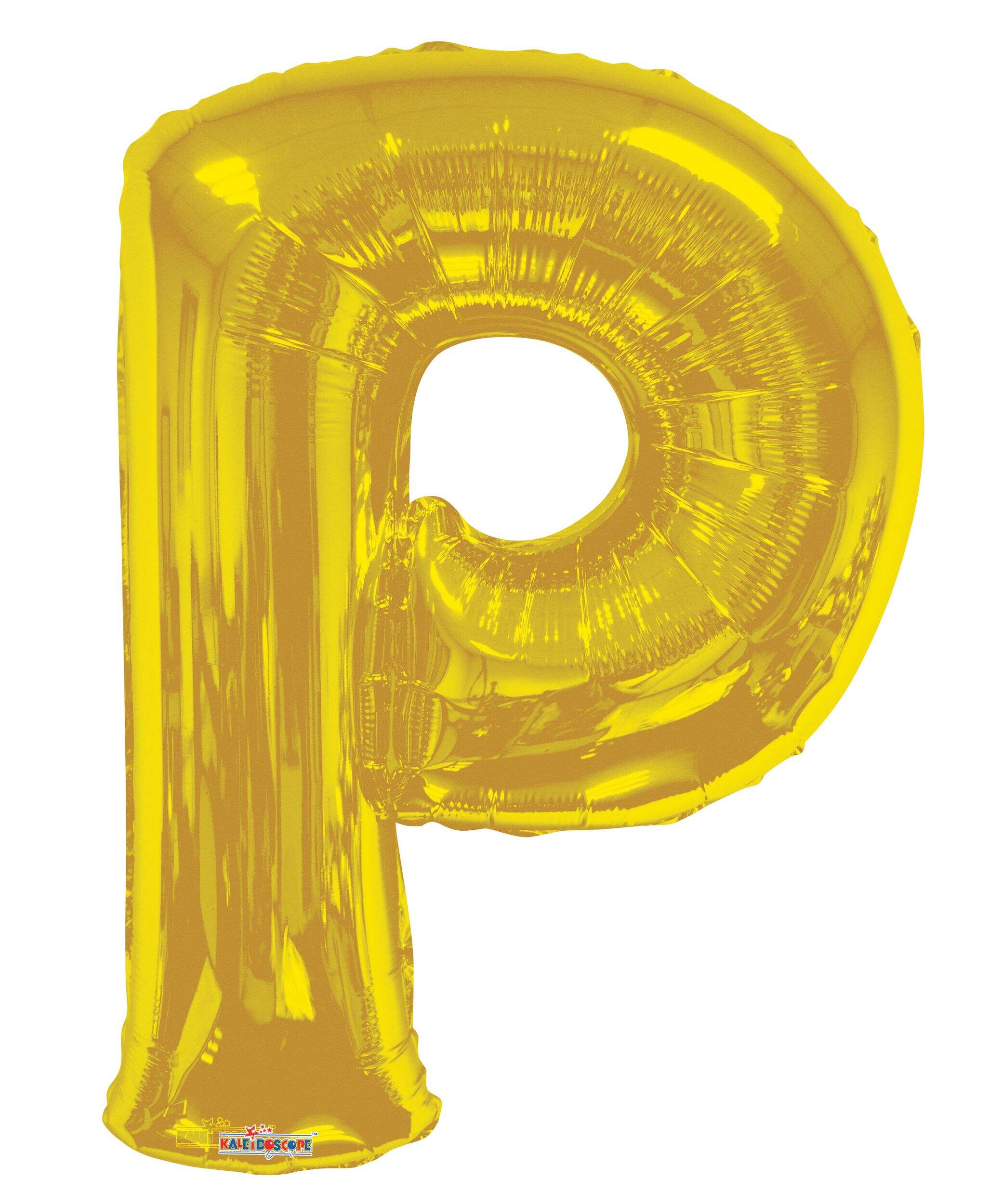 A-Z Letters Foil Balloon Gold 34-in