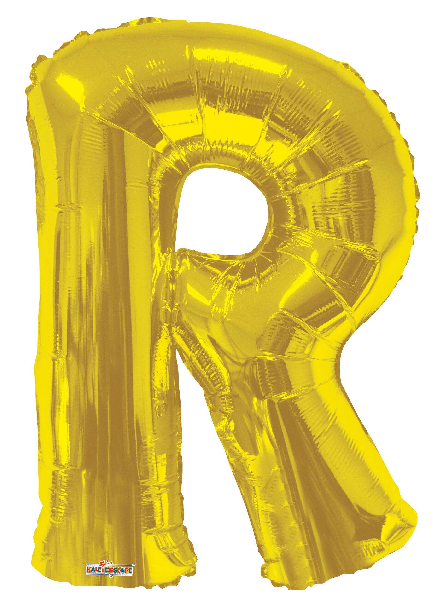 A-Z Letters Foil Balloon Gold 34-in