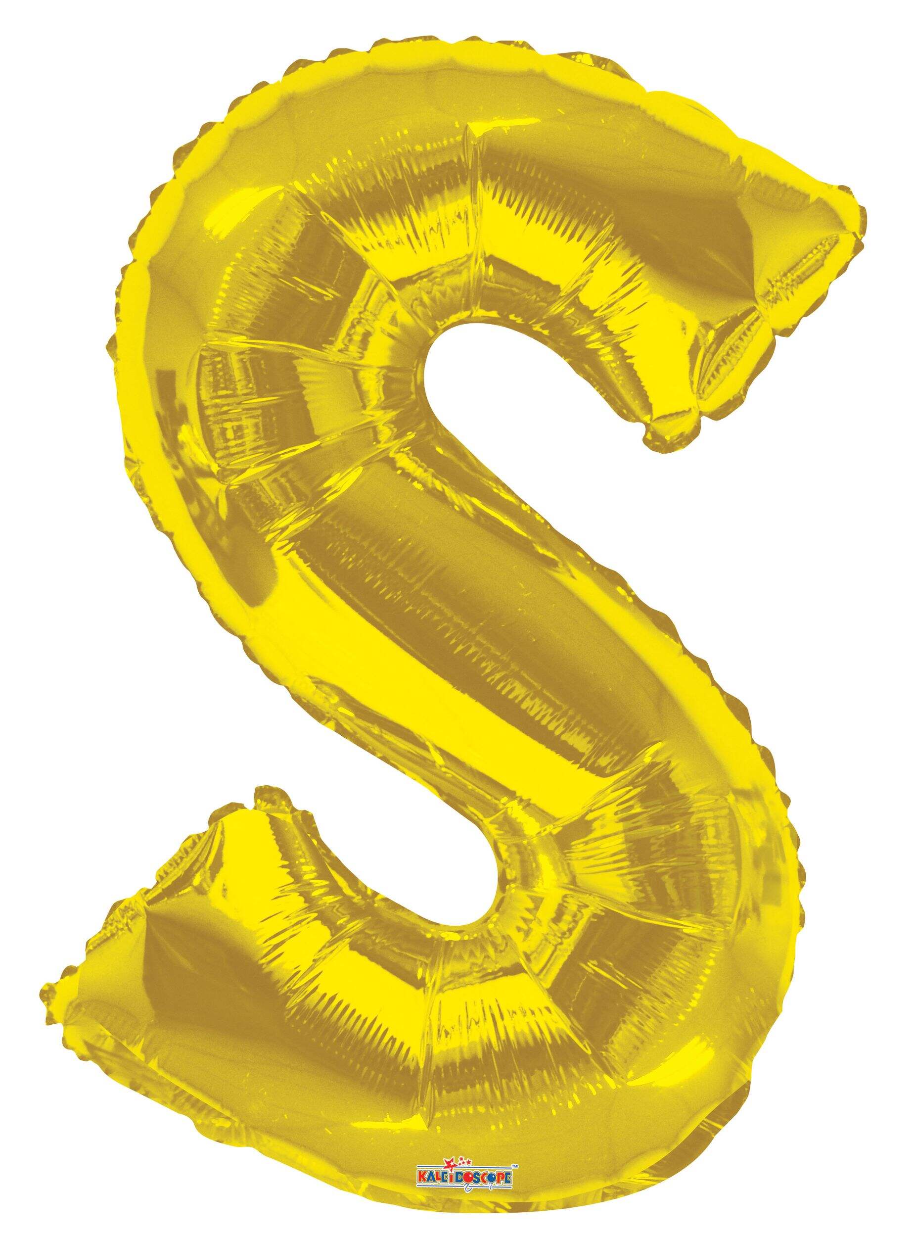 A-Z Letters Foil Balloon Gold 34-in