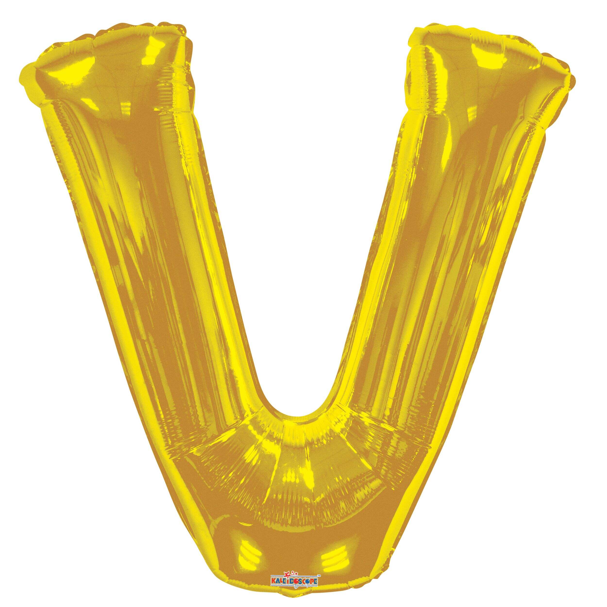 A-Z Letters Foil Balloon Gold 34-in