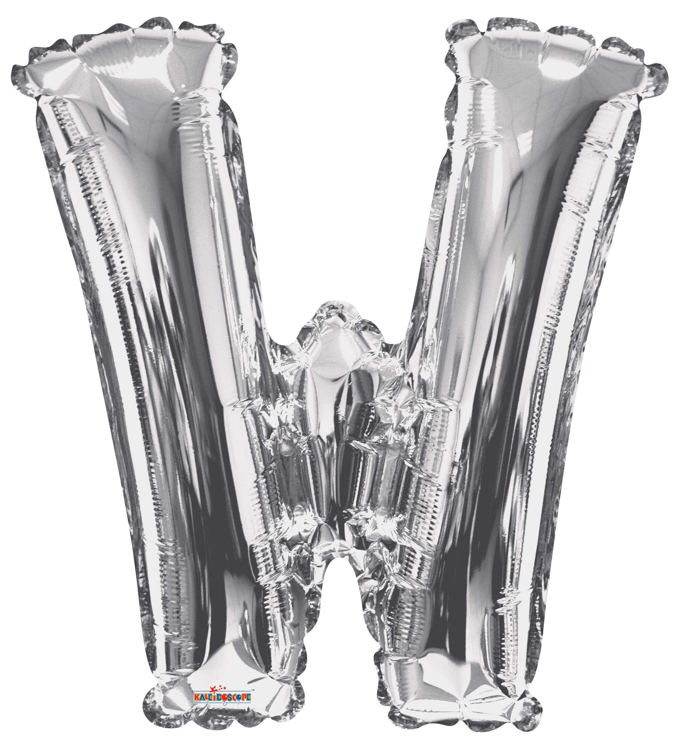 A-Z Letters Foil Balloon Silver 34-in
