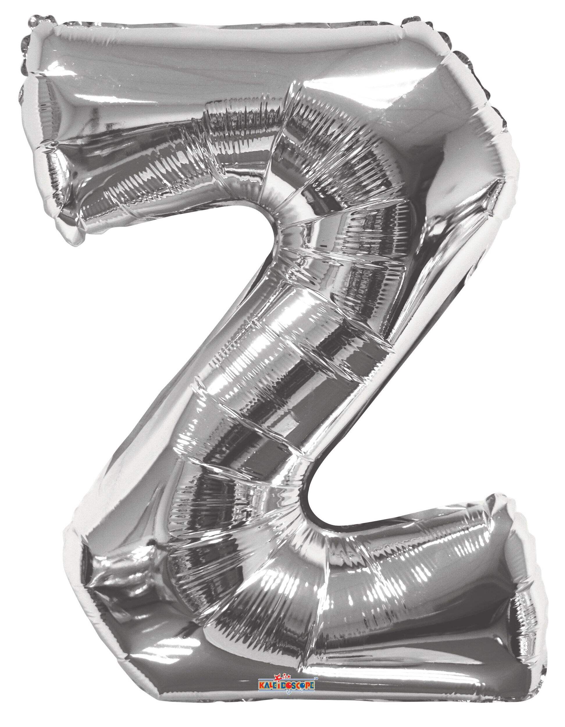A-Z Letters Foil Balloon Silver 34-in