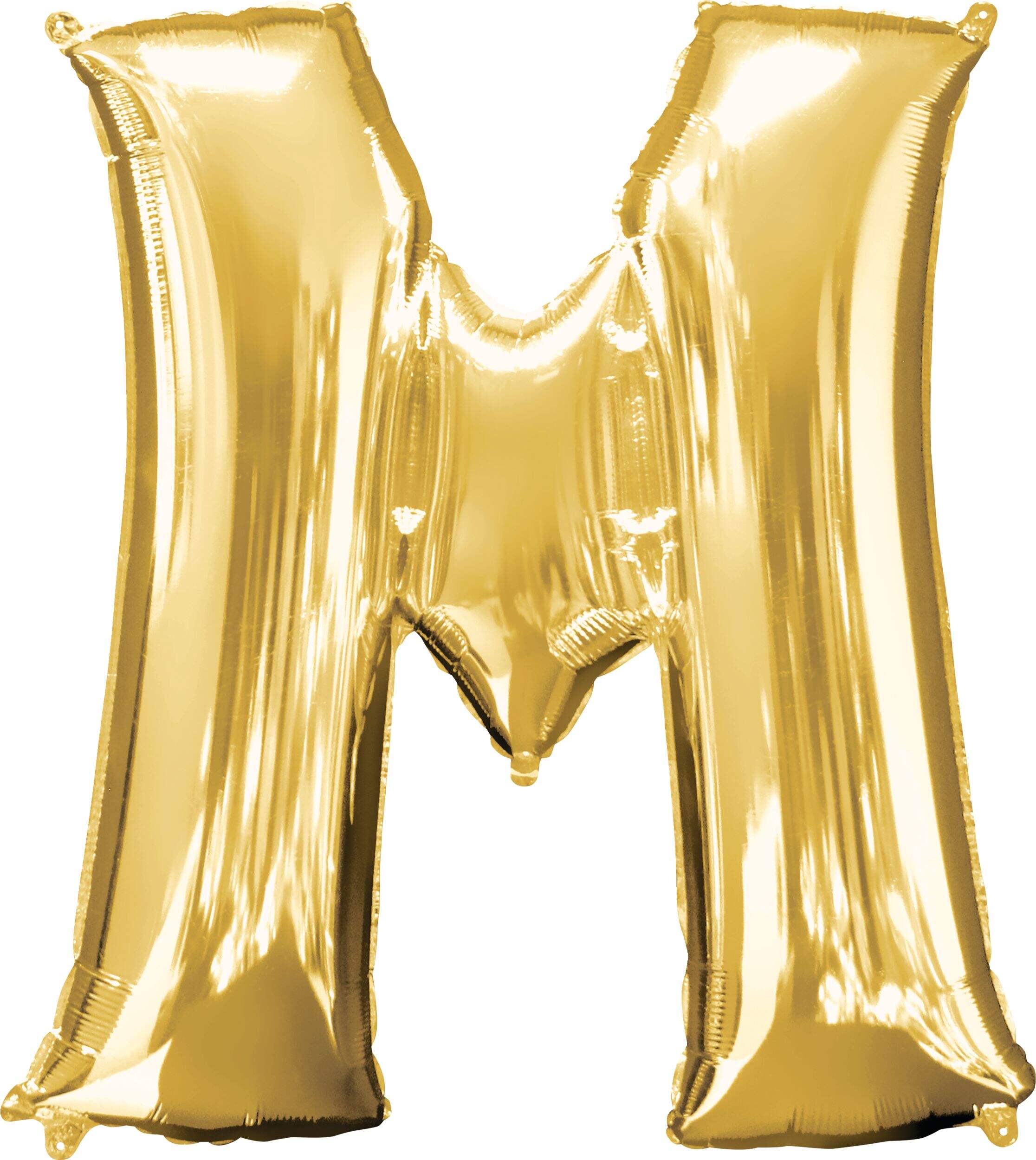A-Z Letters Foil Balloon Gold 34-in