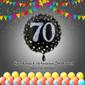 Sparkling Celebration 70 Round Satin Foil Balloon 18-in