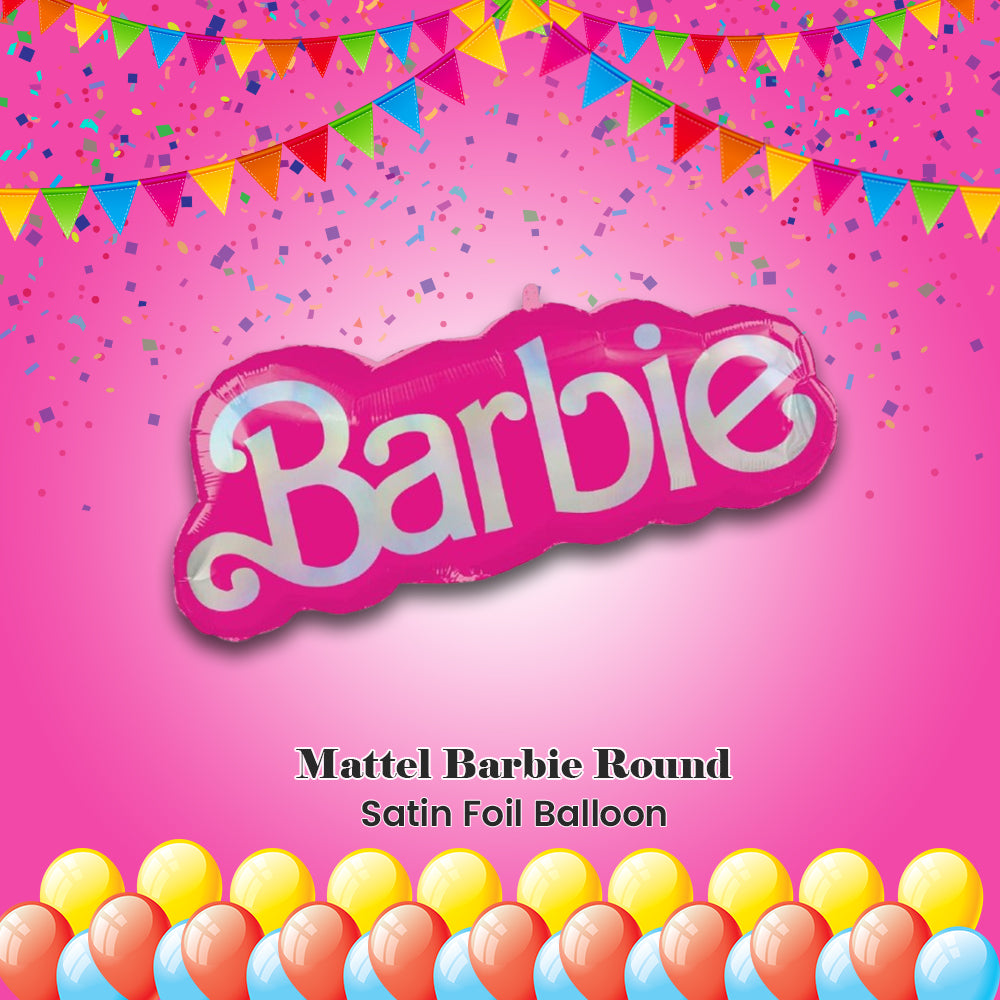 Mattel Barbie Round Satin Foil Balloon 32-in