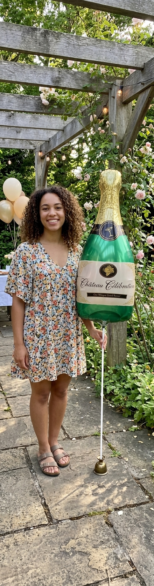 Bubbly Wine Air-filled Mini Balloon