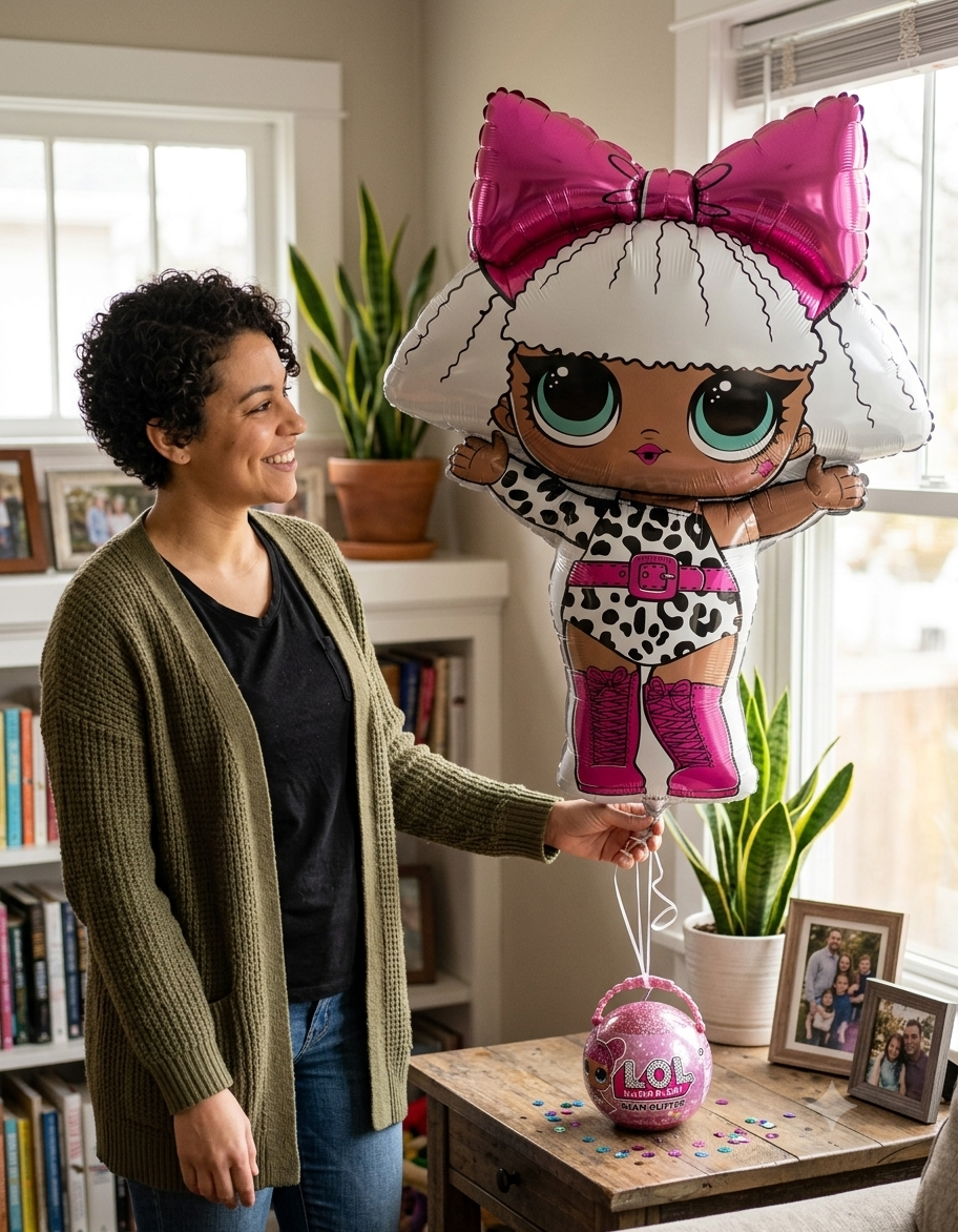 L.O.L. Surprise! Diva Satin Foil Balloon 34-in
