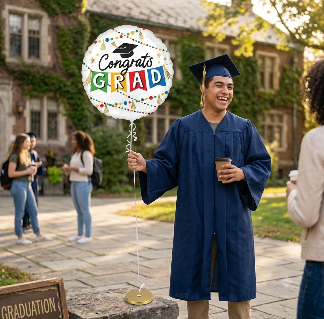 Graduation Congrats Grad Party Balloon 18-in
