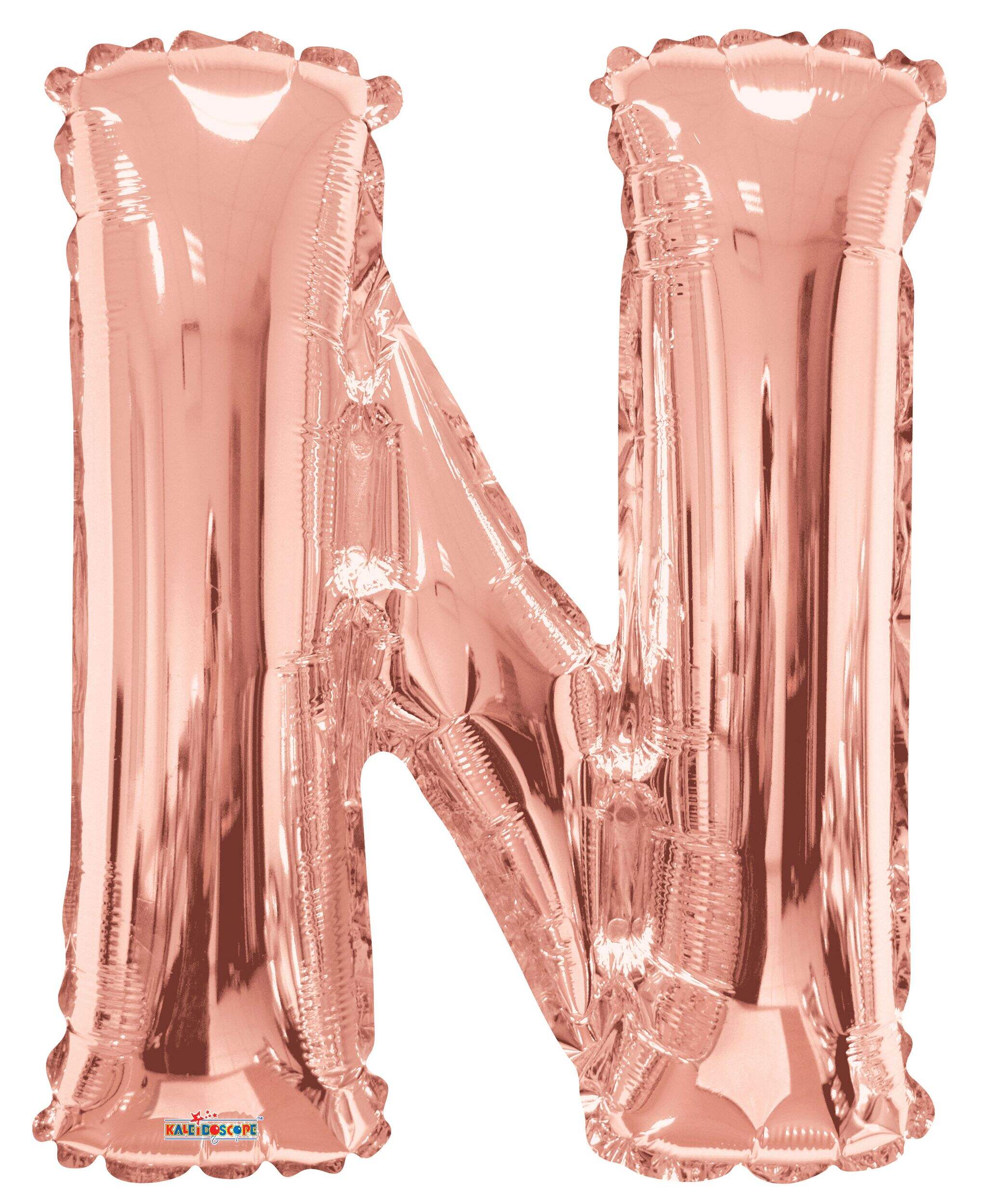 A-Z Letters Foil Balloon Rose Gold 34-in