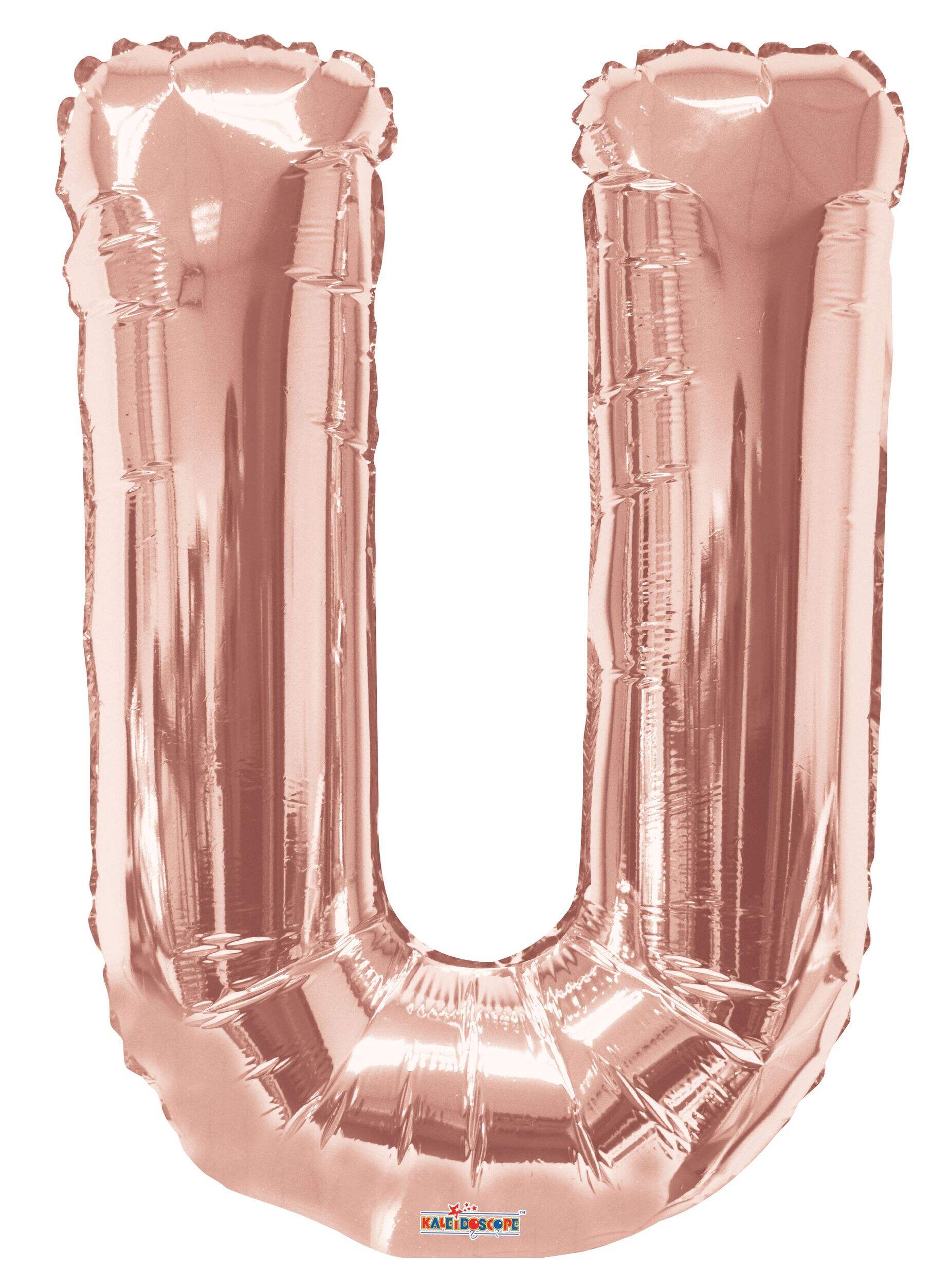 A-Z Letters Foil Balloon Rose Gold 34-in