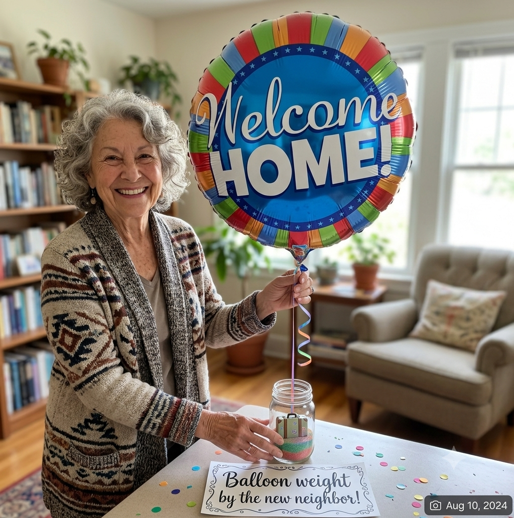 Welcome Home Round Satin Foil Balloon 32-in
