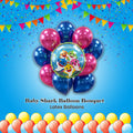 Baby Shark Balloon Bouquet with Latex Balloons 10-pk