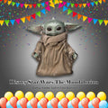 Disney Star Wars The Mandalorian Baby Yoda Satin Foil Balloon 26-in