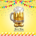 Beer Mug Satin Foil Balloon 48-in