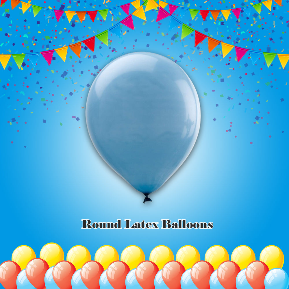 Round Latex Balloons 12-in 15-pk