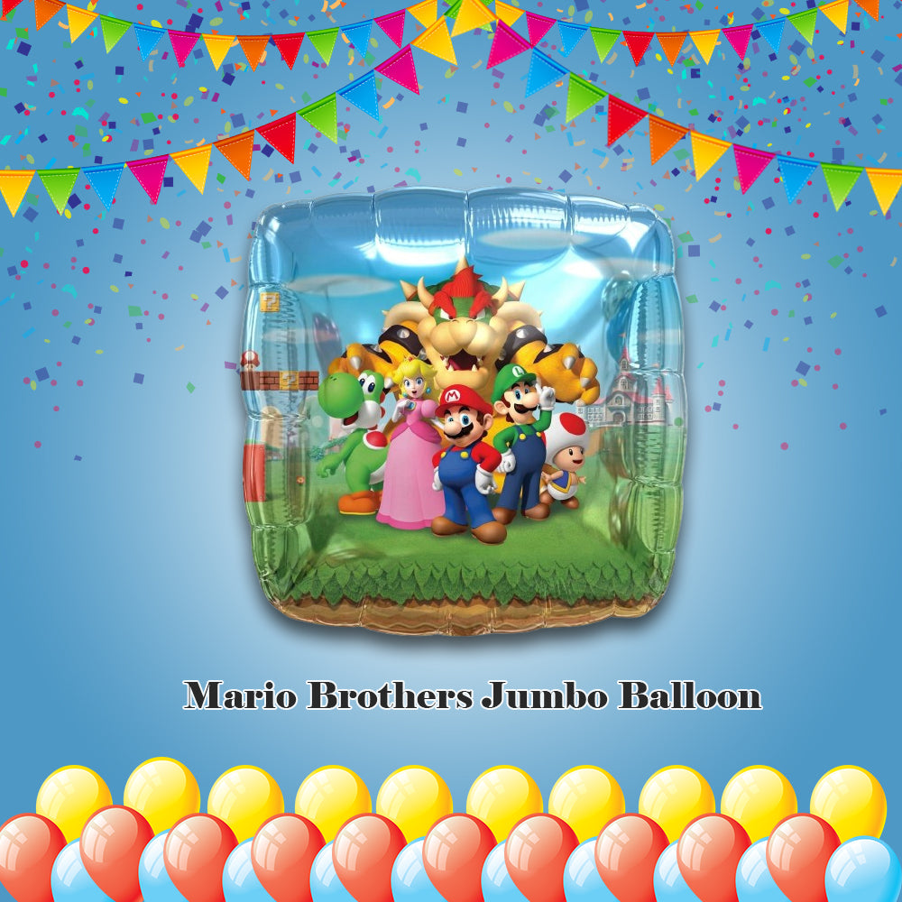 Mario Brothers Jumbo Balloon 28-in