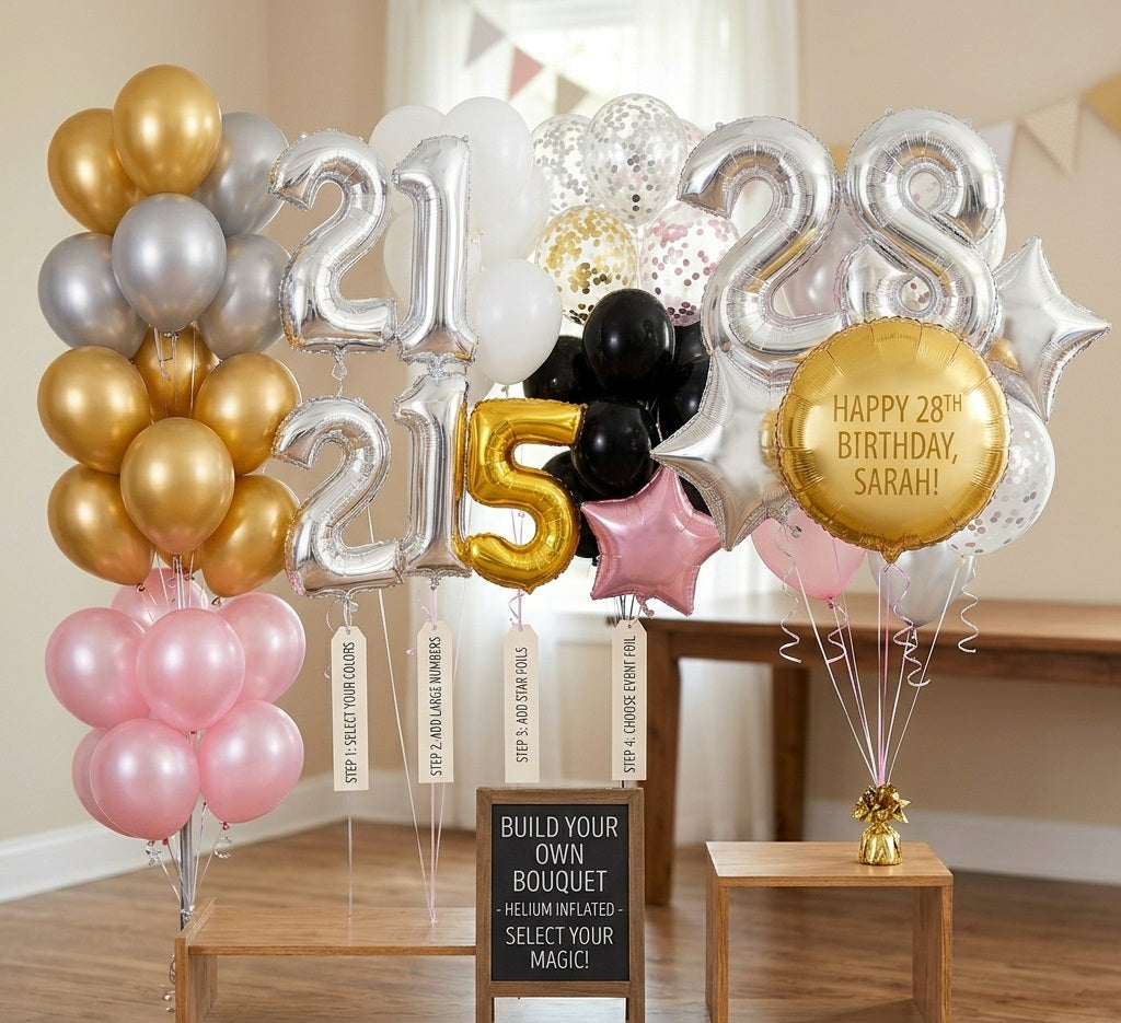 Build Your Own Bouquet - Luxury Balloon Bouquets Set