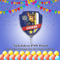 Nickelodeon PAW Patrol Chase & Marshall Badge Satin Mini-Shape Foil Balloon