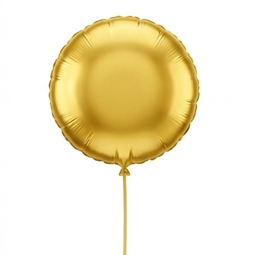 Round Foil Helium Balloon Single 18 Inch