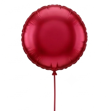 Round Foil Helium Balloon Single 18 Inch