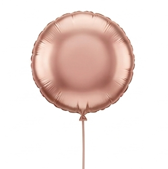 Round Foil Helium Balloon Single 18 Inch