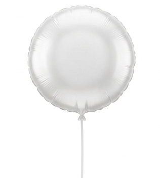 Round Foil Helium Balloon Single 18 Inch