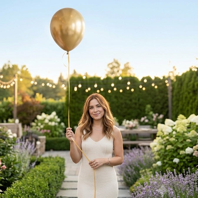 Classic Solid Latex Helium Balloon 12 Inch Single