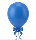 Blue Latex Helium Balloon - 12 Inch Single