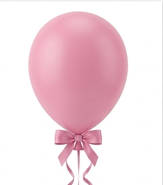 Pink Latex Helium Balloon - 12 Inch Single