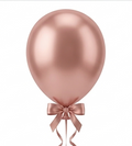 Classic Rose Gold Latex Helium Balloon - 12 Inch Single