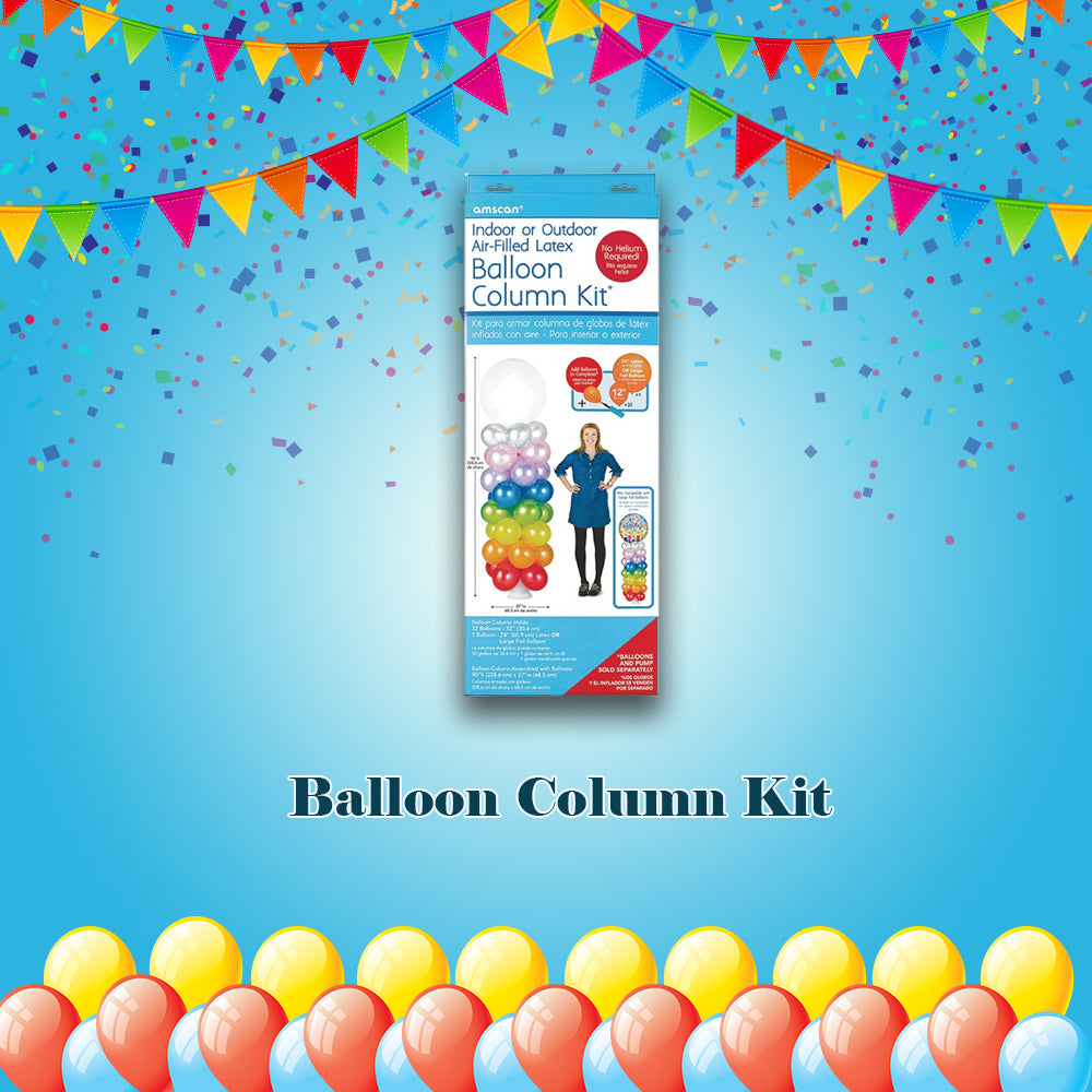 Balloon Column Kit Stand 7.5-ft 23-pk