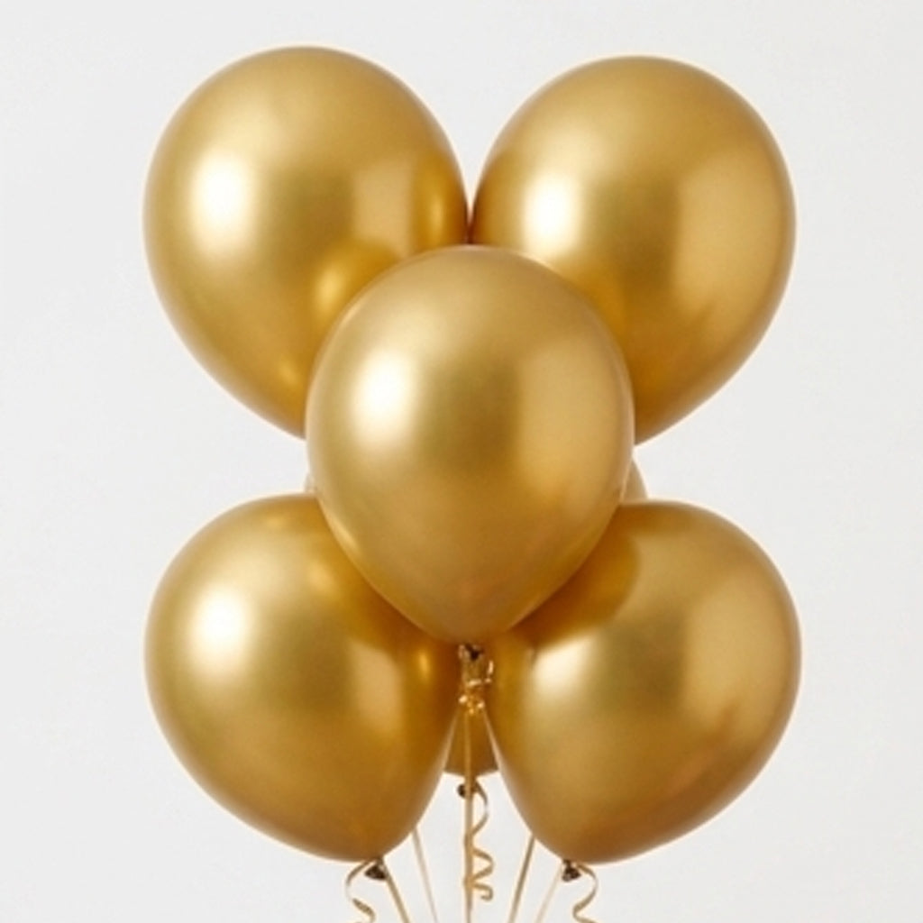Starter Custom Helium Balloon Bouquet Set (5 Pieces)