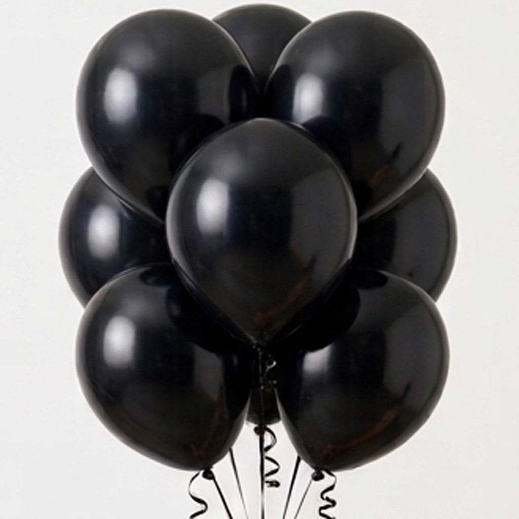 Classic Custom Helium Balloon Bouquet Set (9 Pieces)- Gold, Rose Gold, Black, Blue, Pink