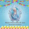 Disney Frozen Elsa & Anna Round Satin Foil Balloon 31-in