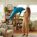 Dolphin Satin Foil Balloon 26-in