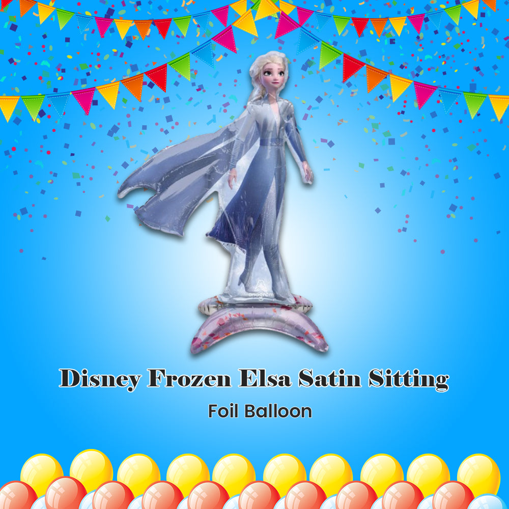 Disney Frozen Elsa Satin Sitting Foil Balloon 25-in