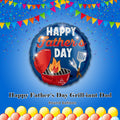 Happy Father's Day Grill-iant Dad Round Balloon 18-in