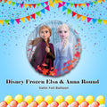 Disney Frozen Elsa & Anna Round Satin Foil Balloon 18-in
