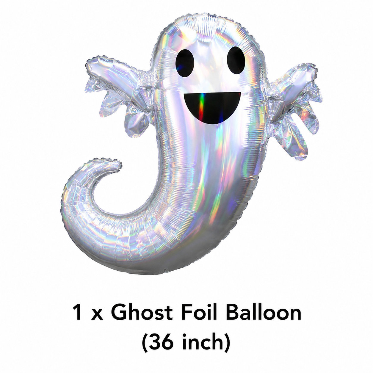 Ghost Satin Foil Balloon 28-in