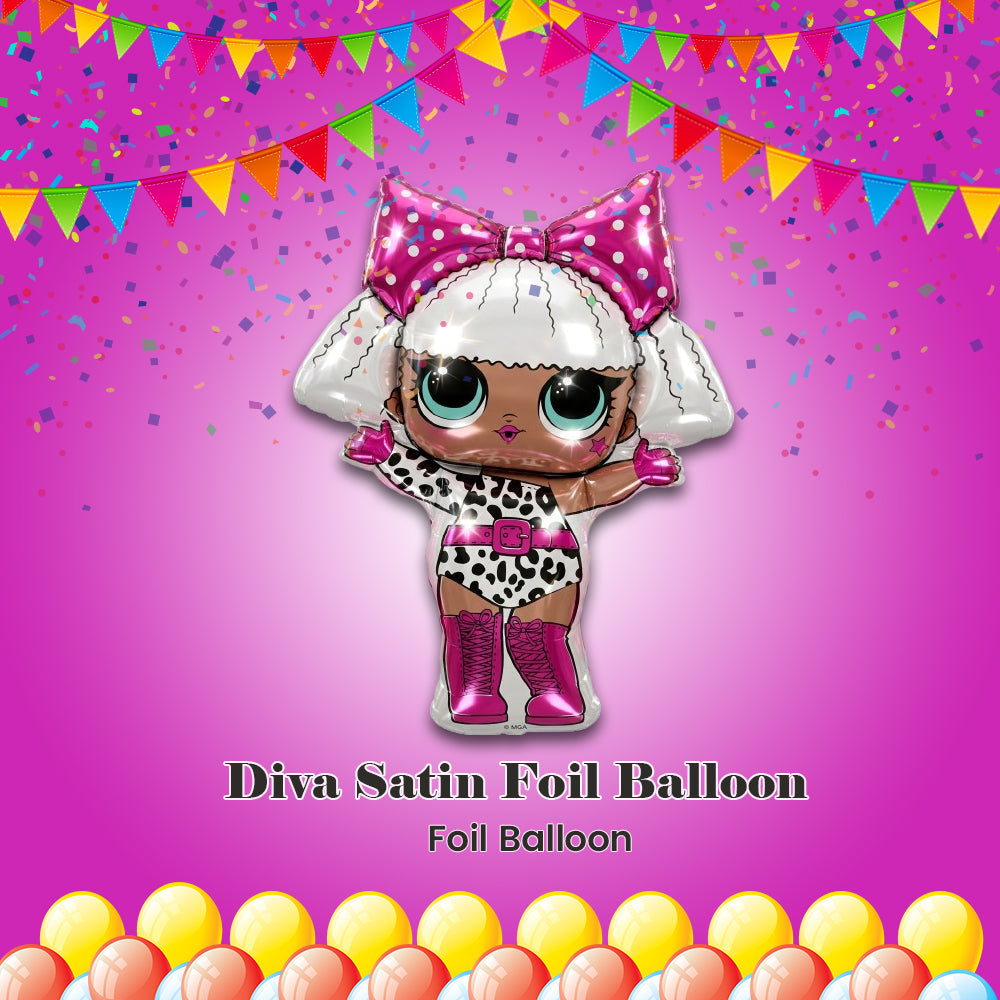 L.O.L. Surprise! Diva Satin Foil Balloon 34-in