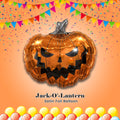 Jack-O'-Lantern Satin Foil Balloon 29-in