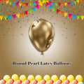 Round Pearl Latex Balloons 5-in 50-pk
