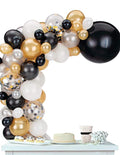 Amscan Round Transparent Confetti Latex Balloon Garland Arch Kit